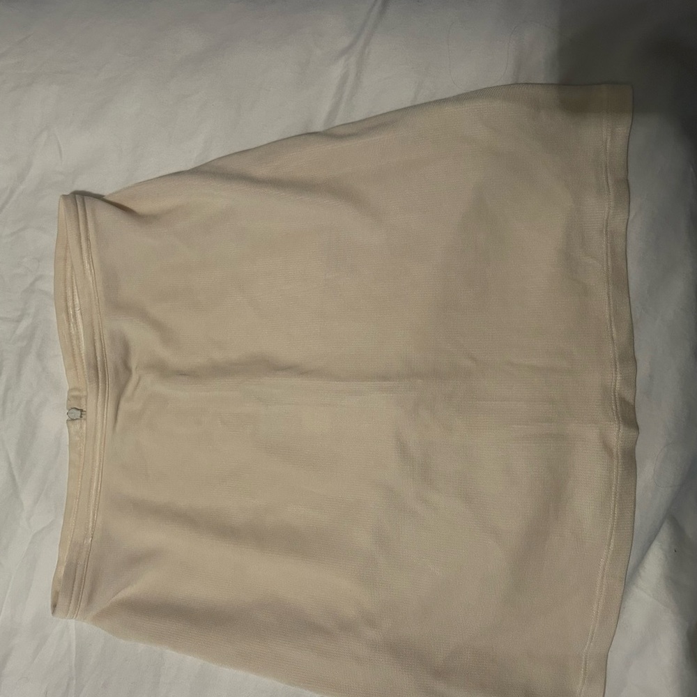 Versace Cream Pencil Skirt